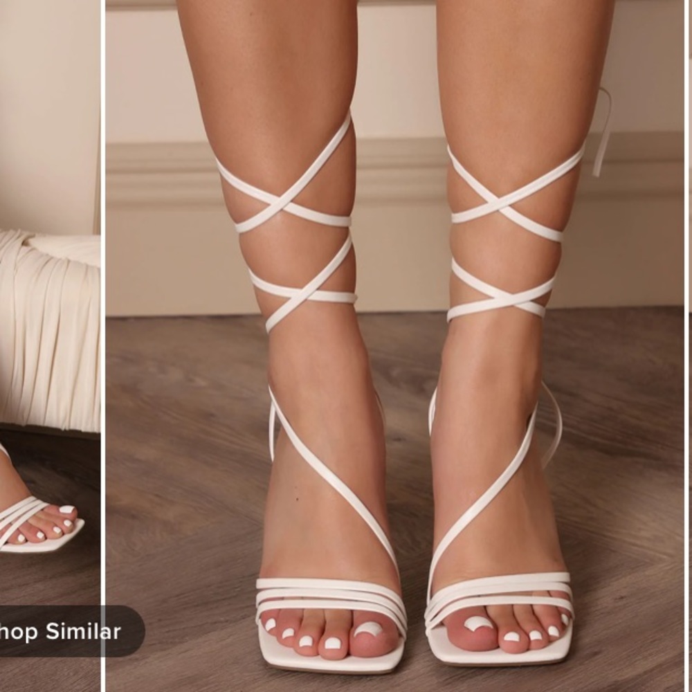 Fashion Nova heeled sandals